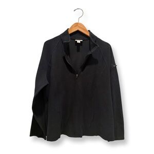 L.L. Bean | Black Quarter-Zip Fleece
